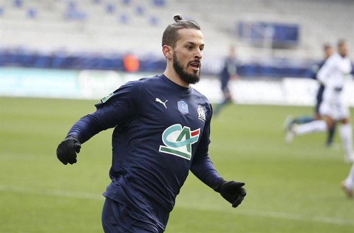 Archivo - Dario Benedetto of Marseille during the French Cup, round of 64 football match between AJ Auxerre (AJA) and Olympique de Marseille (OM) on February 10, 2021 at Stade Abbe Deschamps in Auxerre, France - Photo Jean Catuffe / DPPI