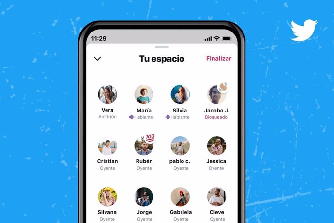 Spaces de Twitter.