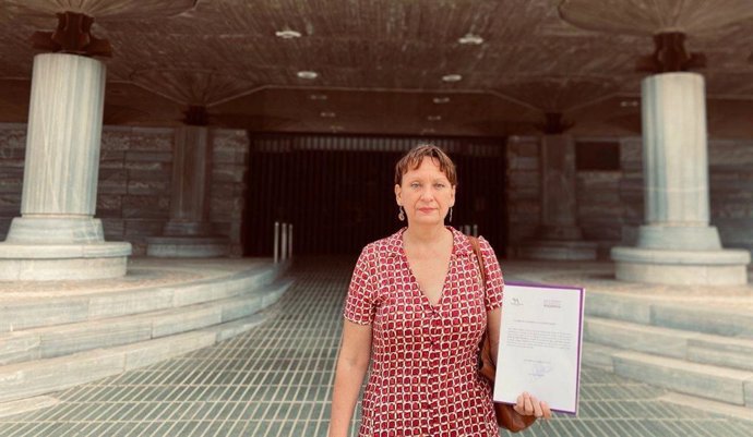 La portavoz de Podemos en la Asamblea Regional, María Marín