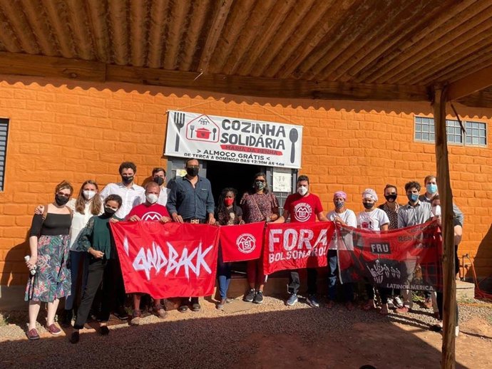 Lucía Muñoz, después de la reunión con representantes de MTST.