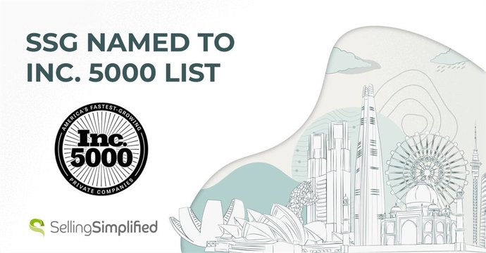 Selling Simplified Group, Inc. (SSG) ranked 4,187 on Inc. 5000 list recognizing America's fastest-growing private companies.