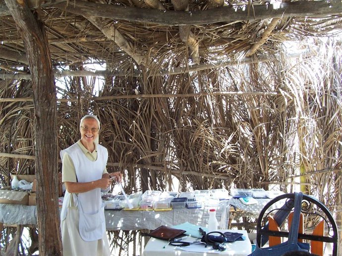 La misionera valenciana en Haití Natalia Martínez