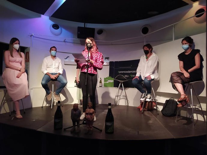 Presentación de la VIII Edición de los Premios Martín Códax da Música en la sala Sónar (Santiago de Compostela)