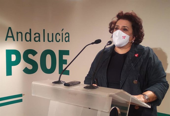 Archivo - La parlamentaria andaluza del PSOE Teresa Jiménez, en imagen de archivo
