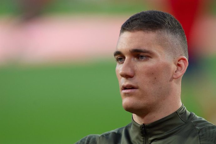 Archivo - Ivo Grbic of Atletico during LaLiga, football match played between Sevilla Futbol Club and Atletico de Madrid  at Ramon Sanchez Pizjuan Stadium on April 4, 2021 in Sevilla, Spain.