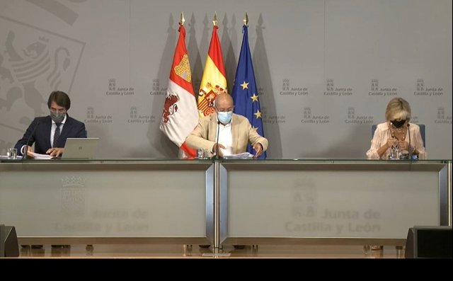 Rueda de prensa tras el Consejo de Gobierno.