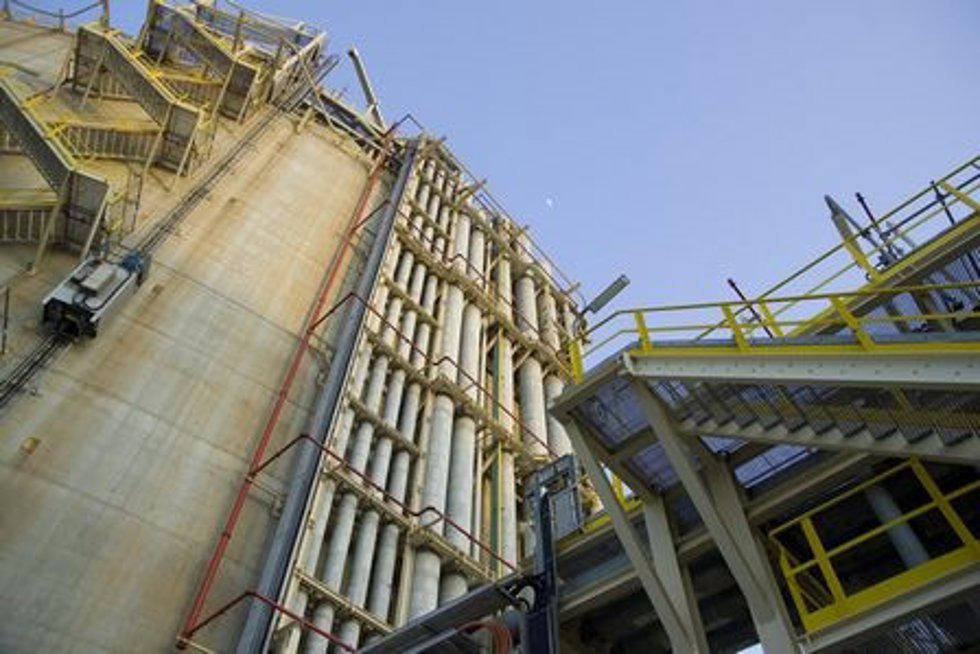 Planta de regasificación de GNL Quintero en Chile
