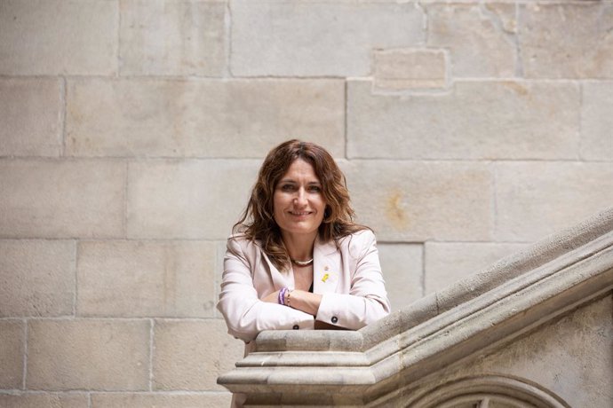 La consellera de la Presidncia del Govern de la Generalitat de Catalunya, Laura Vilagr, durant una entrevista per a Europa Press, en el Palau de la Generalitat, a 3 d'agost de 2021, a Barcelona, Catalunya (Espanya).