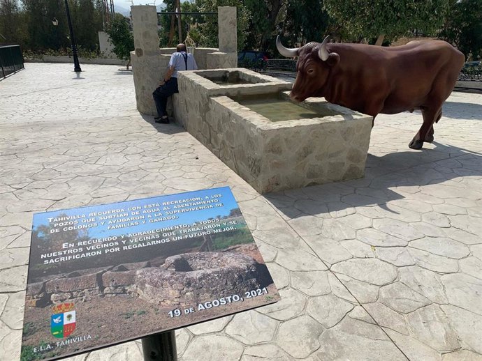 Nueva plaza Julio Rondón, que se ha construido en la entidad local autónoma de Tahivilla.