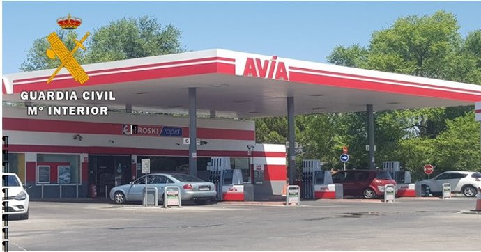 Gasolinera de Laguna donde se produjo la tentativa de robo.