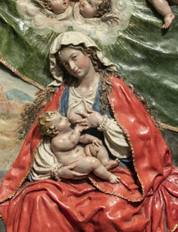 Archivo -  'La Virgen de la Leche' de La Roldana en el Museo de Bellas Artes de Sevilla