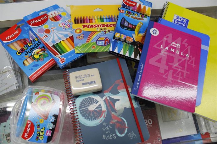 Imagen de recurso de materiales para escolares.