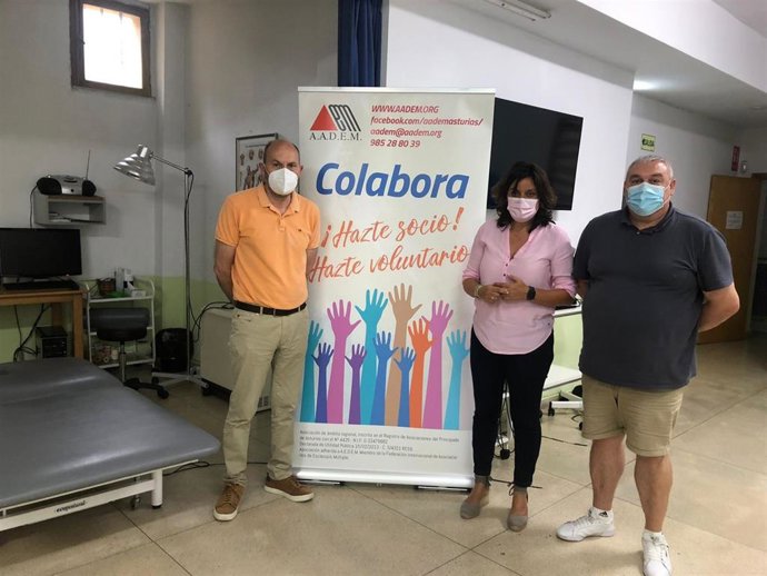 Beatriz Polledo, en el centro