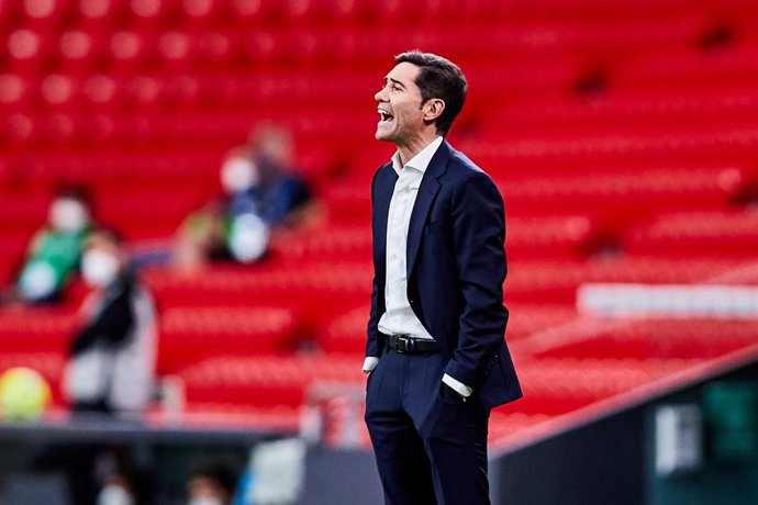 Archivo - Marcelino Garcia Toral, head coach of Athletic Club,during the Spanish league, La Liga Santander, football match played between Athletic Club and Real Madrid CF at San Mames stadium on May 16, 2021 in Bilbao, Spain.