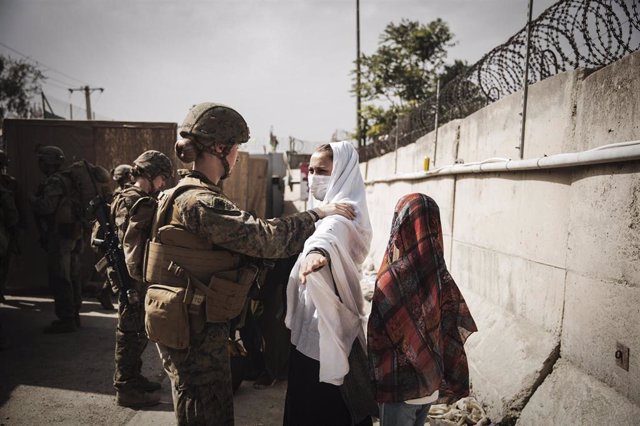 Evacuación de civiles en Kabul 