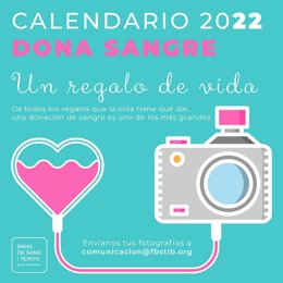 Campaña del concuros fotográfico para el calendario 'Dona Sang 2022'