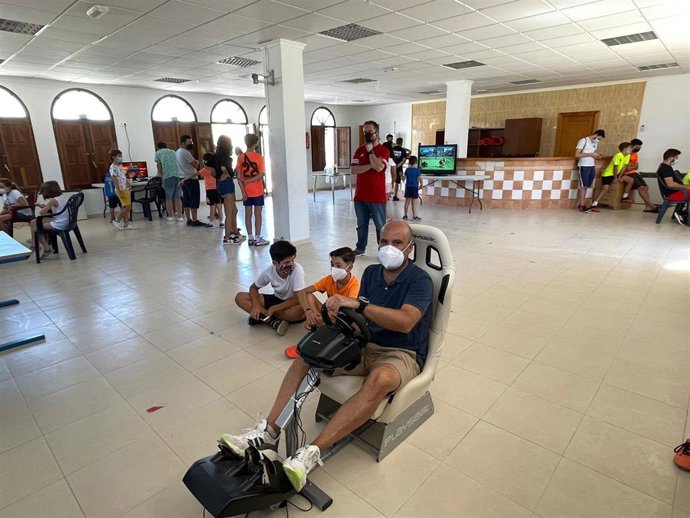 El diputado provincial José Antonio García en una de las actividades del circuito de e-sports.