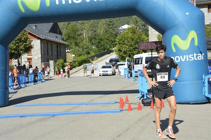El ganador de la XVI Subida a la Fuente del Paco, Sergio del Barrio.