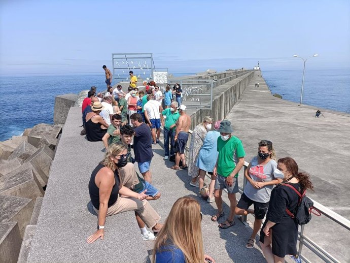 Concentración en San Esteban.