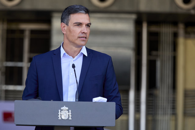 El presidente del Gobierno, Pedro Sánchez