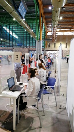 Archivo - Vacunación contra la COVID-19 en Fycma