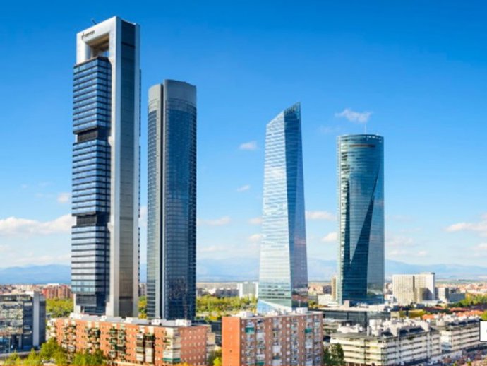 Archivo - Vista panorámica Madrid