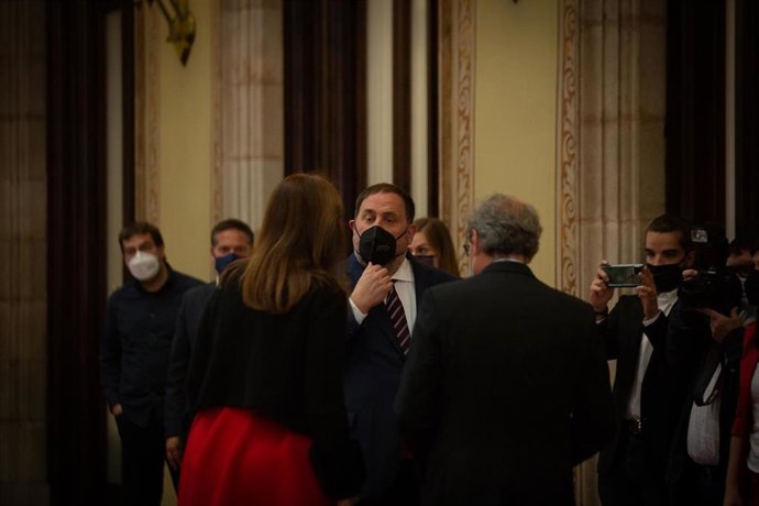 Archivo - El líder de ERC, Oriol Junqueras