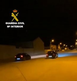 Carrera ilegal en un polígono industrial de Huéscar