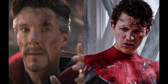9. Filtradas imágenes de Spider-Man: No Way Home con Doctor Strange de Benedict Cumberbatch y Tom Holland