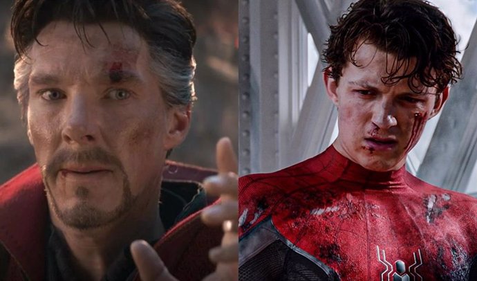Filtradas imágenes de Spider-Man: No Way Home con Doctor Strange de Benedict Cumberbatch y Tom Holland