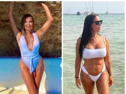 Archivo - ANA OBREGÓN Y ANABEL PANTOJA POSADO VERANIEGO