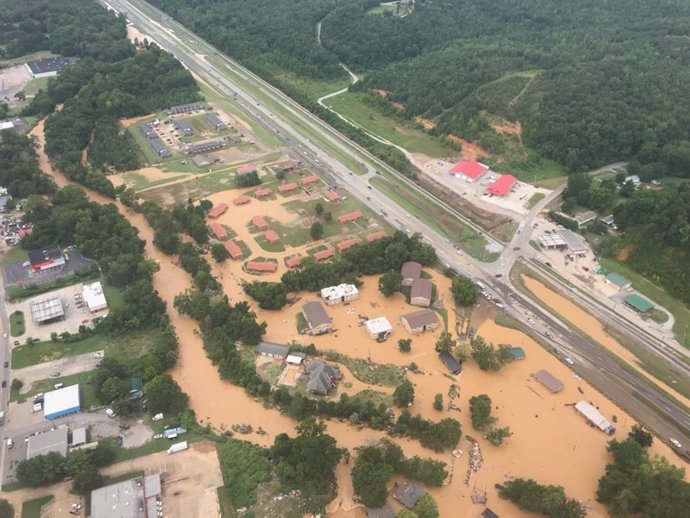 Inundaciones en Nashville (Tennessee), en Estados Unidos