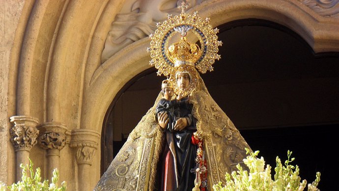Archivo - Imagen de la Virgen del Mar de Almería.