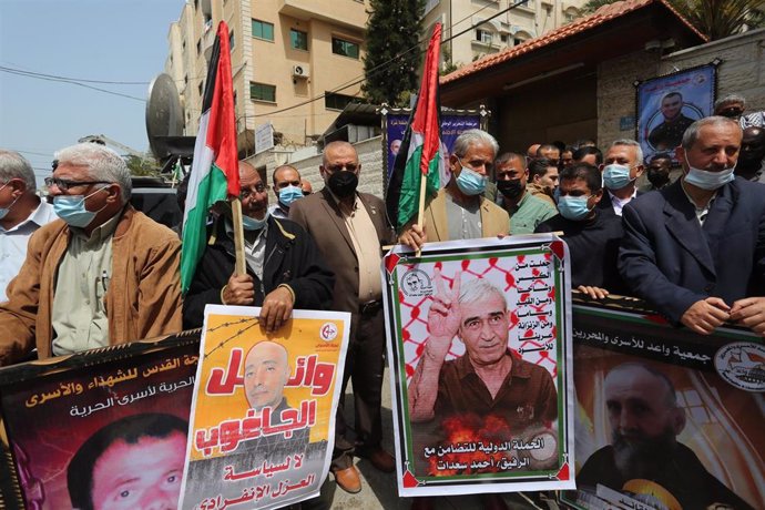 Protesta por los presos palestinos
