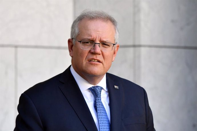 Prime Minister Scott Morrison at a press conference in Canberra, Monday, August 23, 2021. (AAP Image/Mick Tsikas) NO ARCHIVING