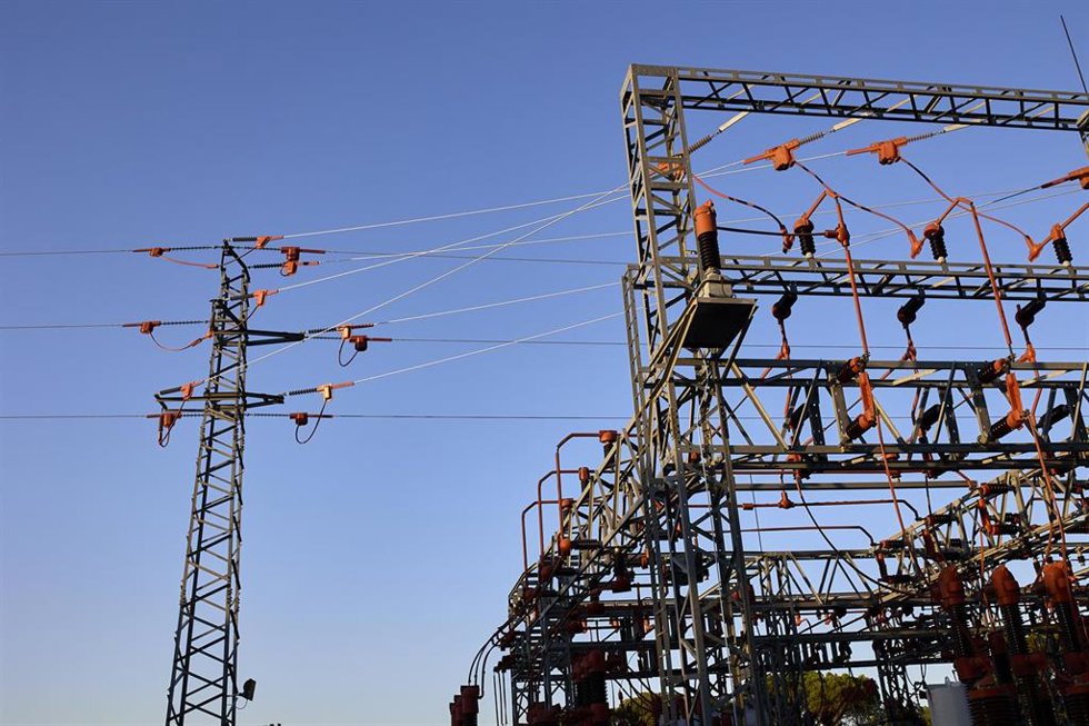 Una central eléctrica, a 21 de agosto de 2021, en Madrid (España).