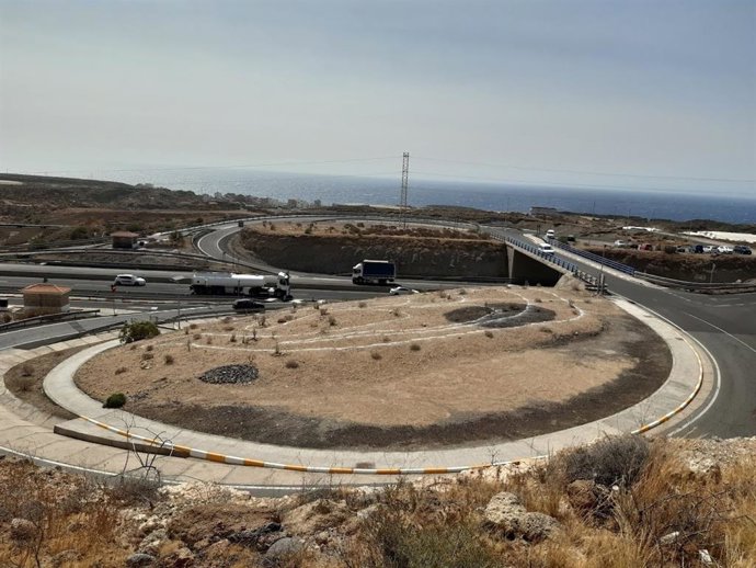 Enlace de la TF-1 a la altura de Chimiche