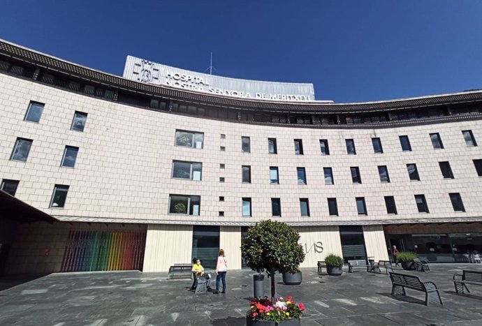 Entrada del Hospital Nostra Senyora de Meritxell de Andorra.