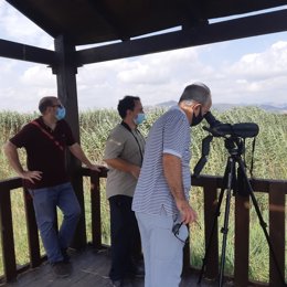 Visita de Benjamín Pérez a la zona
