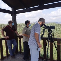 Visita de Benjamín Pérez a la zona
