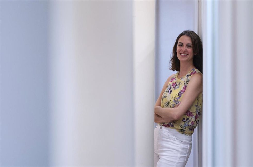 Archivo - La portavoz de Más Madrid en el Ayuntamiento, Rita Maestre, posa durante una entrevista a Europa Press