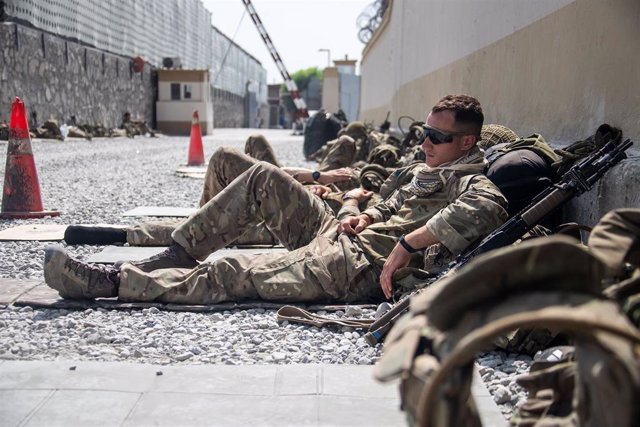 Un soldado estadounidense en Kabul, la capital de Afganistán. 