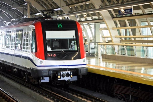 Un metro fabricado por Alstom en Santo Domingo