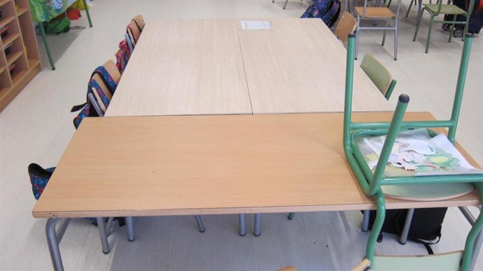 Archivo - Aula de un colegio de Infantil y Primaria.