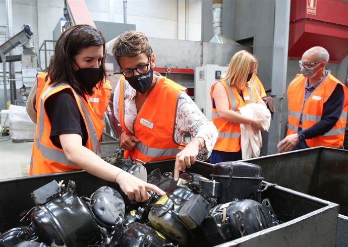 La presidenta María Chivite.