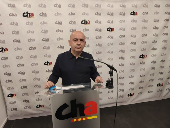 Archivo - El secretario de Política Local de Chunta Aragonesista, Miguel Jaime.