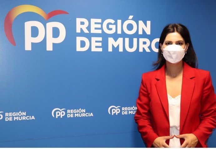 La portavoz del PP en la Región de Murcia, Miriam Guardiola