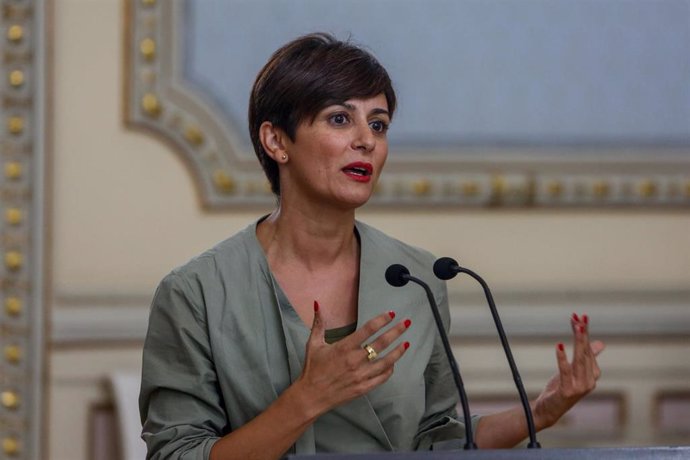 La Ministra de Política Territorial y Función Pública, Isabel Rodríguez García