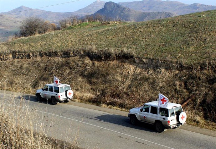 Archivo - Imagen de archivo de una misión del Comité Internacional de la Cruz Roja (CICR) en Nagorno-Karabaj