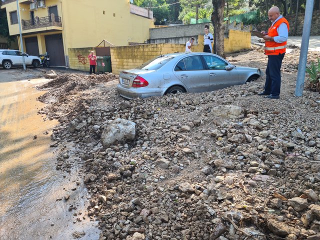 Efectos de las lluvias en uno de los municipios de Jaén